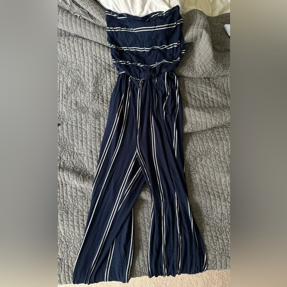 Striped Jumpsuit - Picture 2 of 3